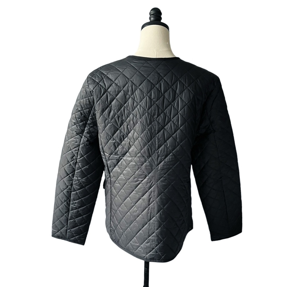 J. Crew Black Quilted Lightweight Lady Jacket | 14 NEW - Picture 6 of 14